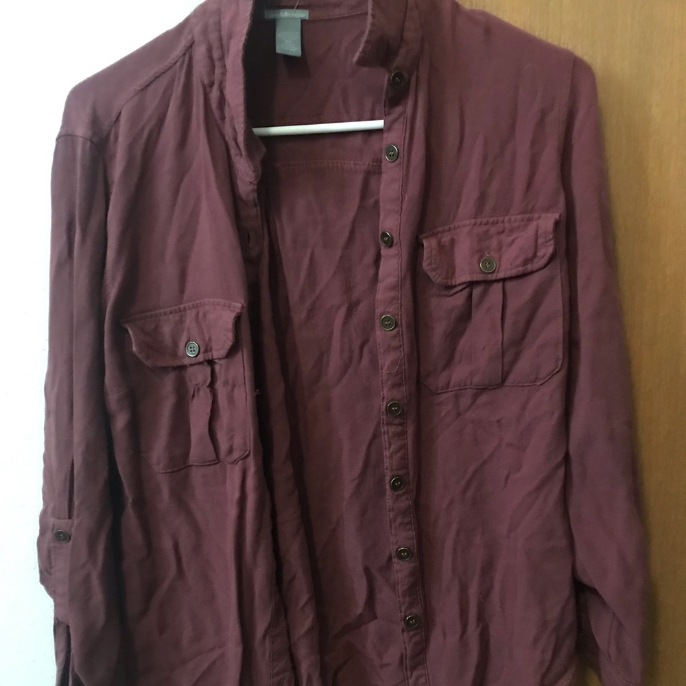 Long purple shirt